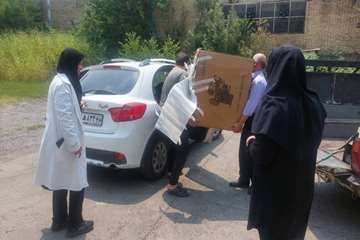تهیه ویلچر برقی برای مادر باردار معلول تحت پوشش طرح نفس در شهرستان رشت